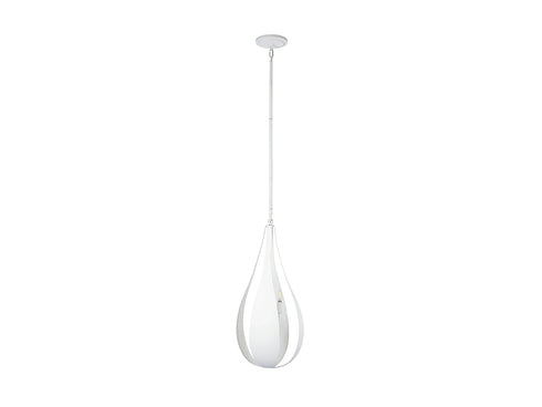 Bali 5-Light Pendant in White Cashmere